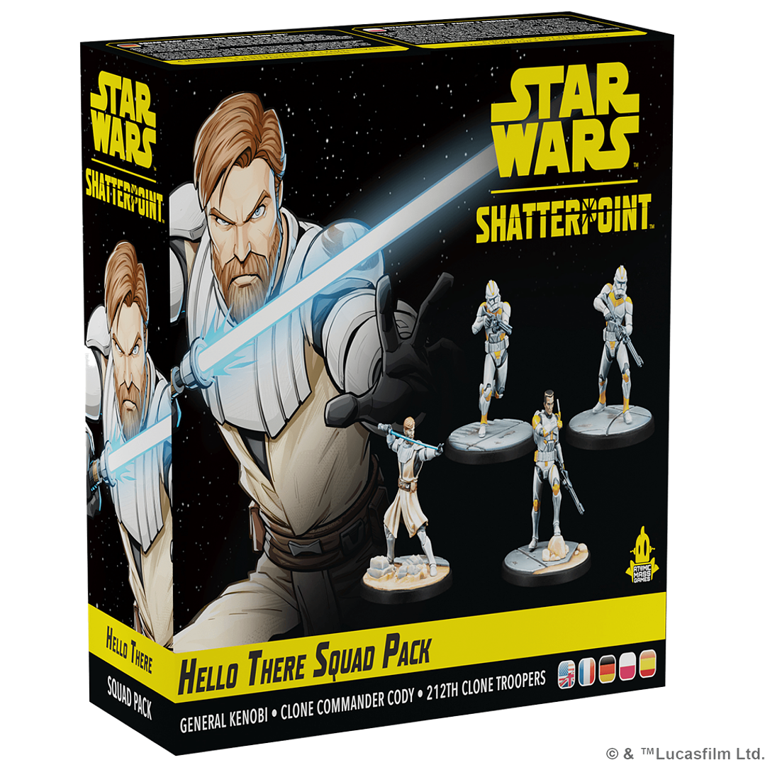 Star Wars Shatterpoint Hello There – General Obi-Wan Kenobi Squad Pack - Español 1