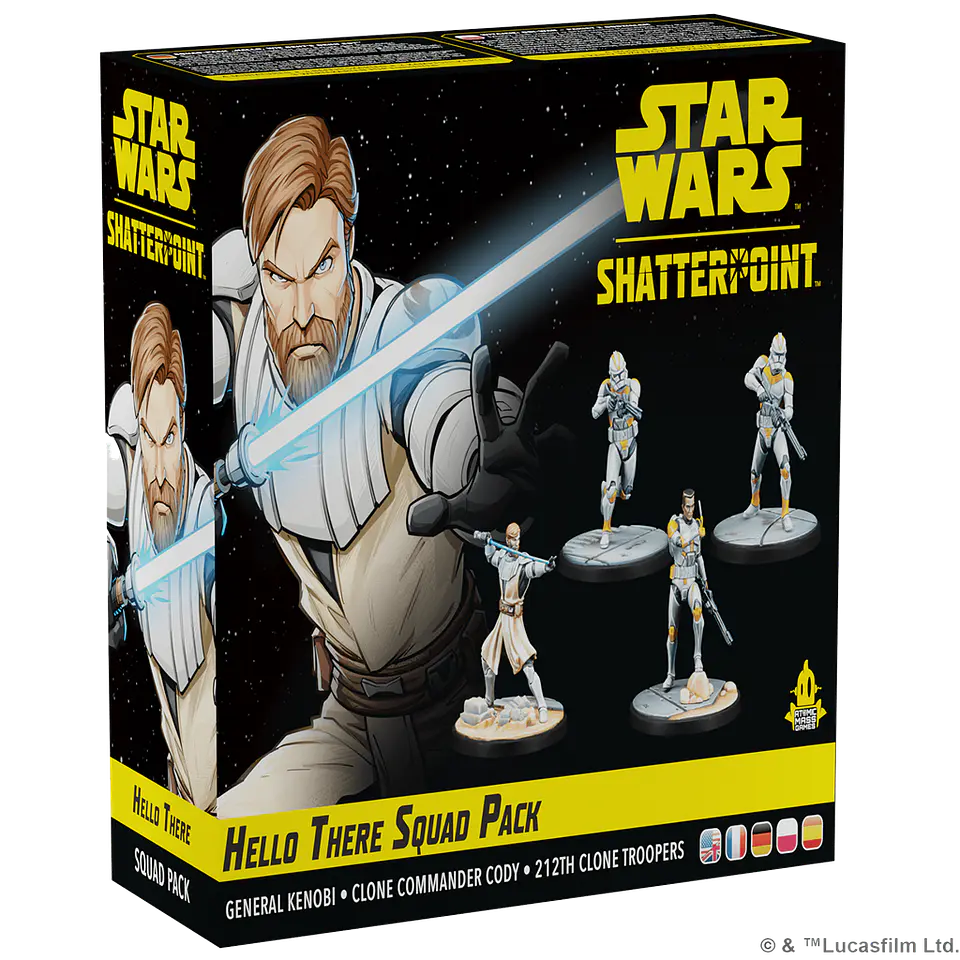 Star Wars Shatterpoint Hello There – General Obi-Wan Kenobi Squad Pack - Español 1