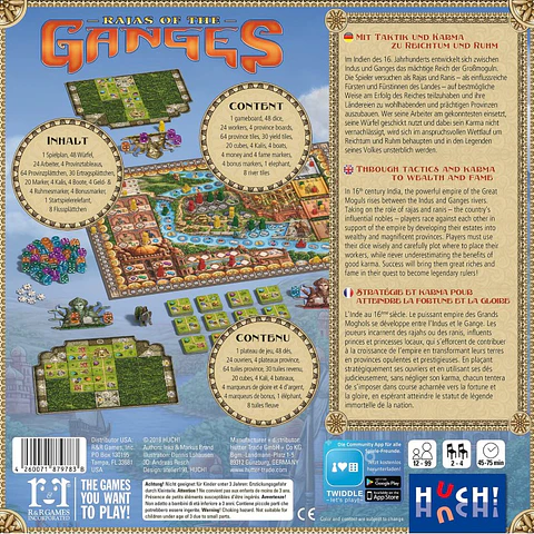 Preventa - RAJAS OF THE GANGES (EN/GR/FR) - Ingles