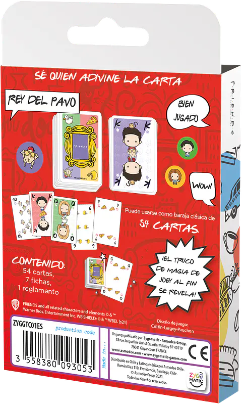 Friends: Adivina La Carta - Juego de Mesa