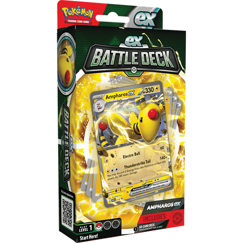 Preventa - Pokémon TCG: Ampharos ex/Lucario ex Battle Deck - Ingles