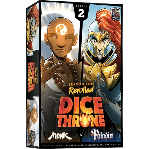 Dice Throne Monje vs Paladín - Español