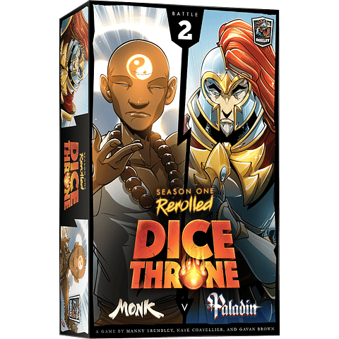 Dice Throne Monje vs Paladín - Español