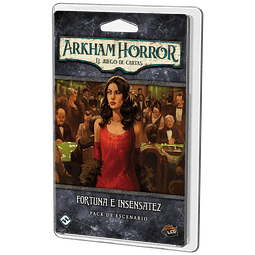 Arkham Horror LCG: fortuna e insensatez pack de escenario - Español