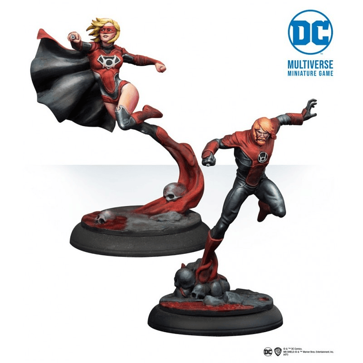 Preventa - SUPERGIRL & GUY GARDNER, RAGE DRIVEN - DC UNIVERSE MINIATURE GAME 1