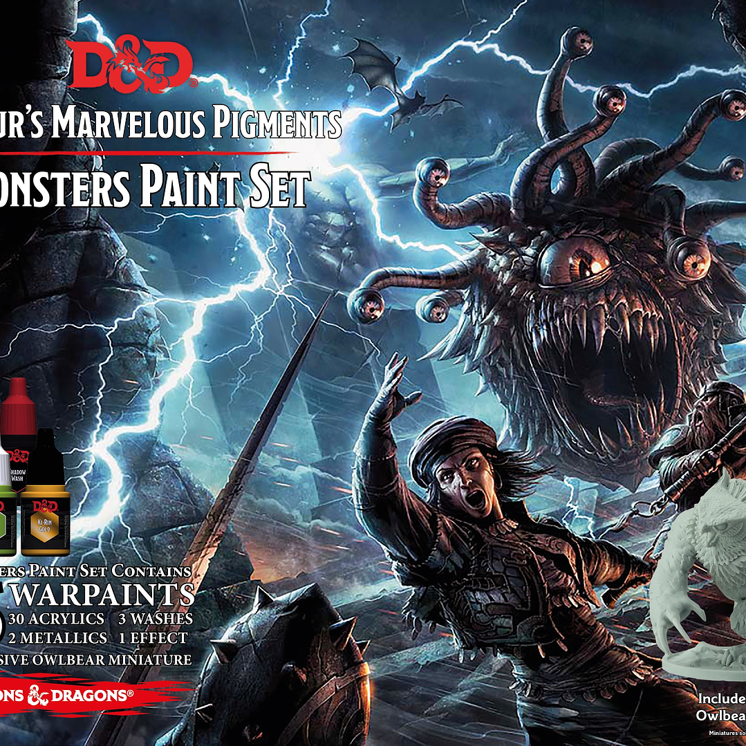 D&D Monsters Paint Set - Pinturas 1