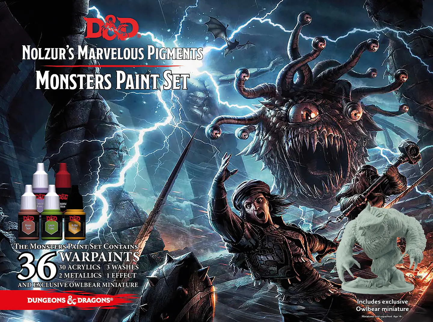 D&D Monsters Paint Set - Pinturas 1