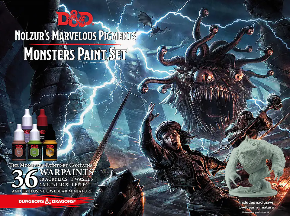 D&D Monsters Paint Set - Pinturas 1