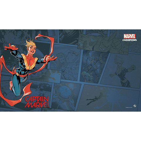 Marvel Champions: Captain Marvel Game Mat