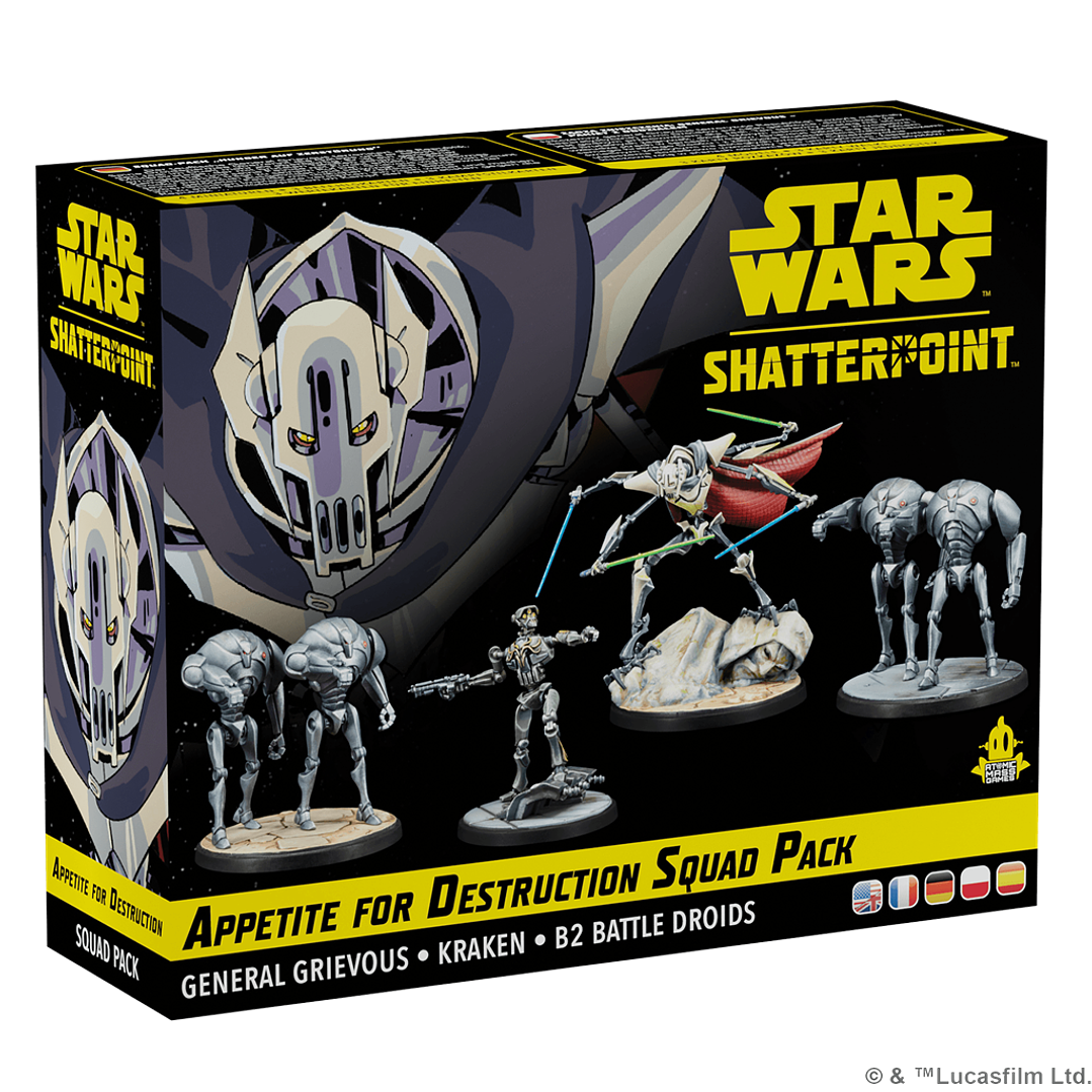 Star Wars Shatterpoint - Hambre de Destrucción Pack de Escuadrón General Grievous - Español 1