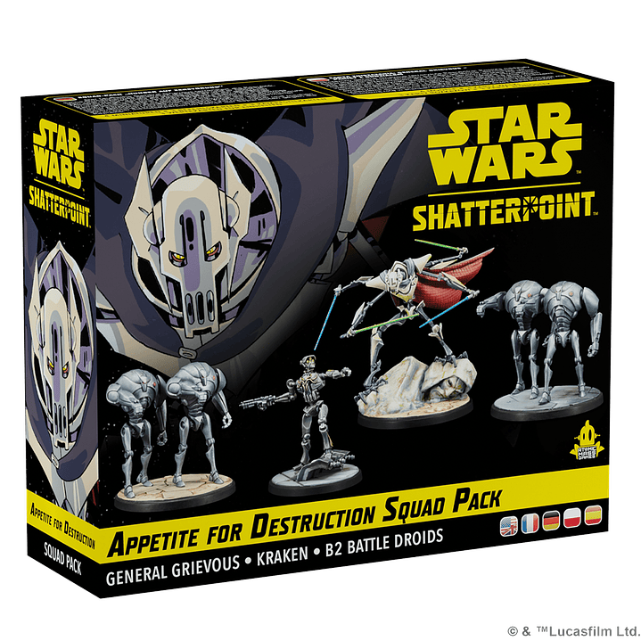 Star Wars Shatterpoint - Hambre de Destrucción Pack de Escuadrón General Grievous - Español 1