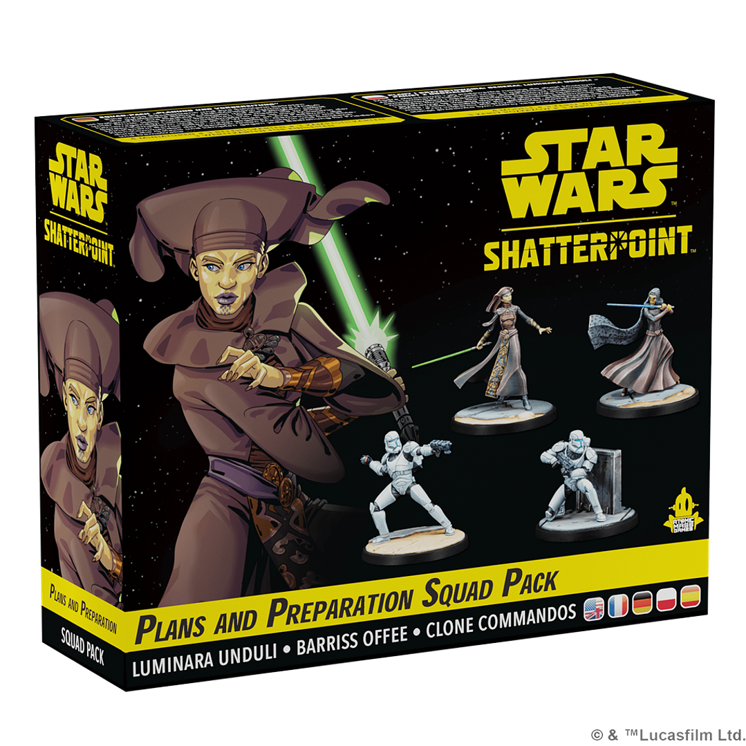 Star Wars Shatterpoint - Planes y Preparativos Pack de Escuadrón General Luminara Unduli - Español 1