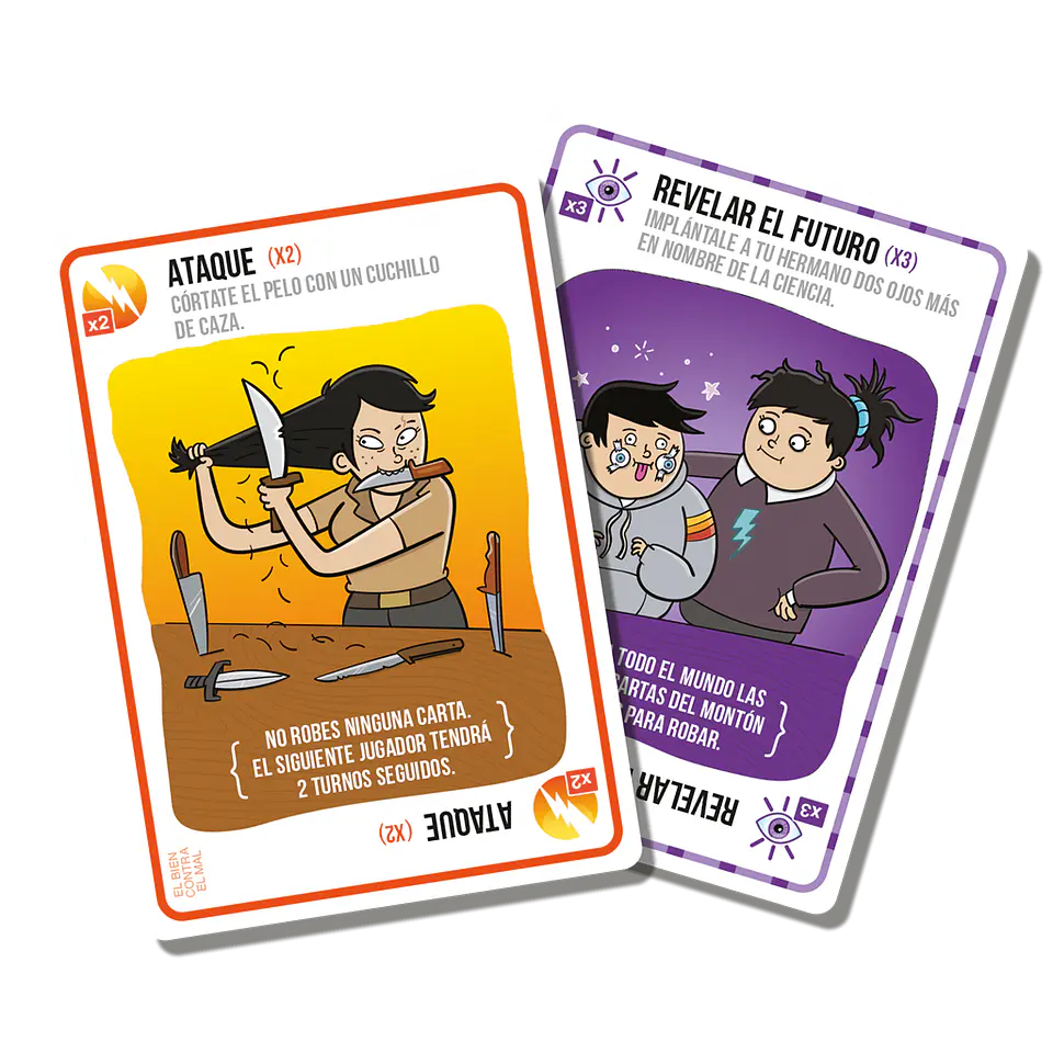 Exploding Kittens El Bien Contra el Mal - Español 3