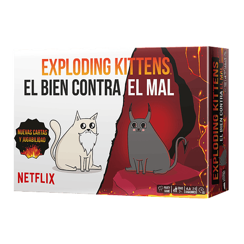 Exploding Kittens El Bien Contra el Mal - Español