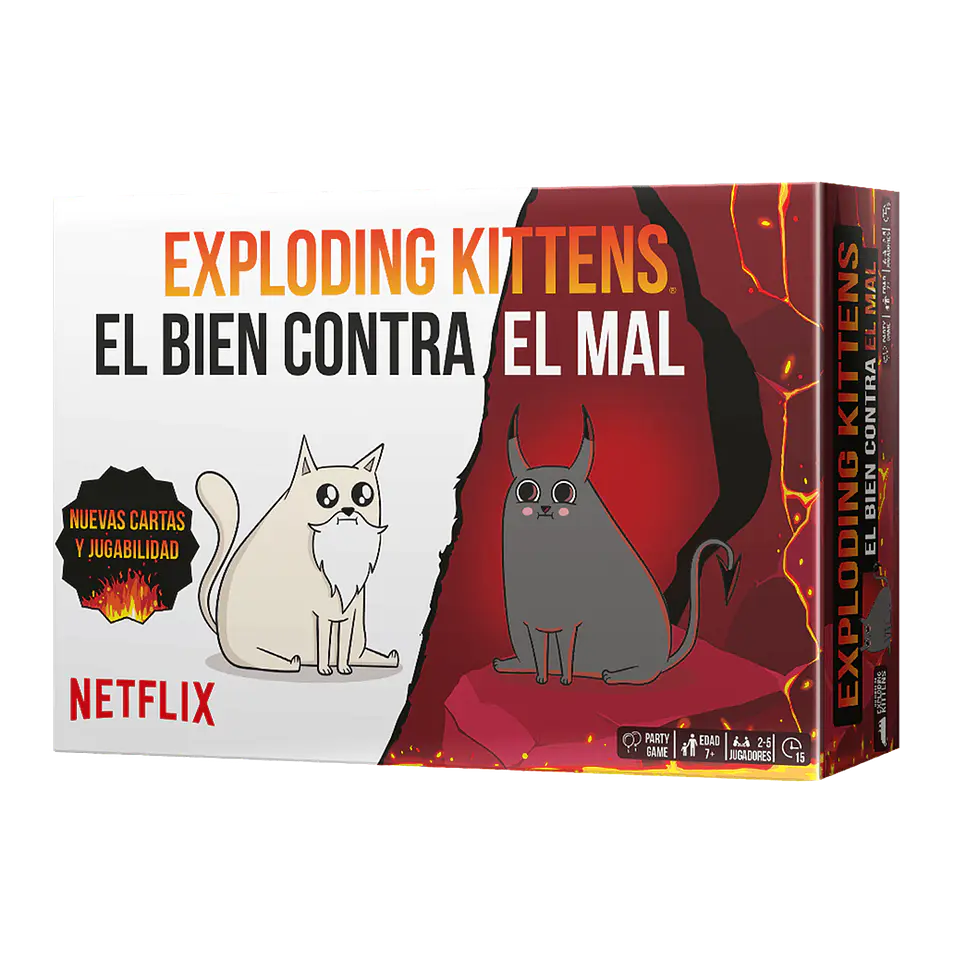 Exploding Kittens El Bien Contra el Mal - Español 1