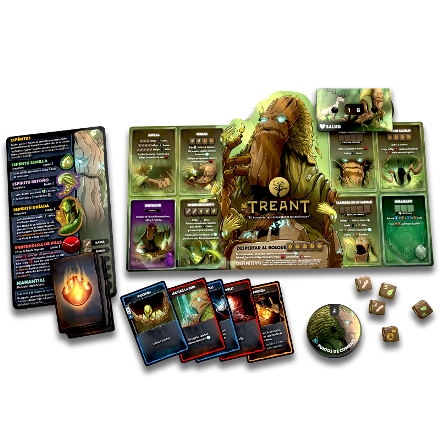 NINJA VS TREANT - DICE THRONE - Español 2