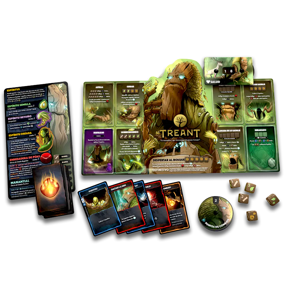 NINJA VS TREANT - DICE THRONE - Español 2