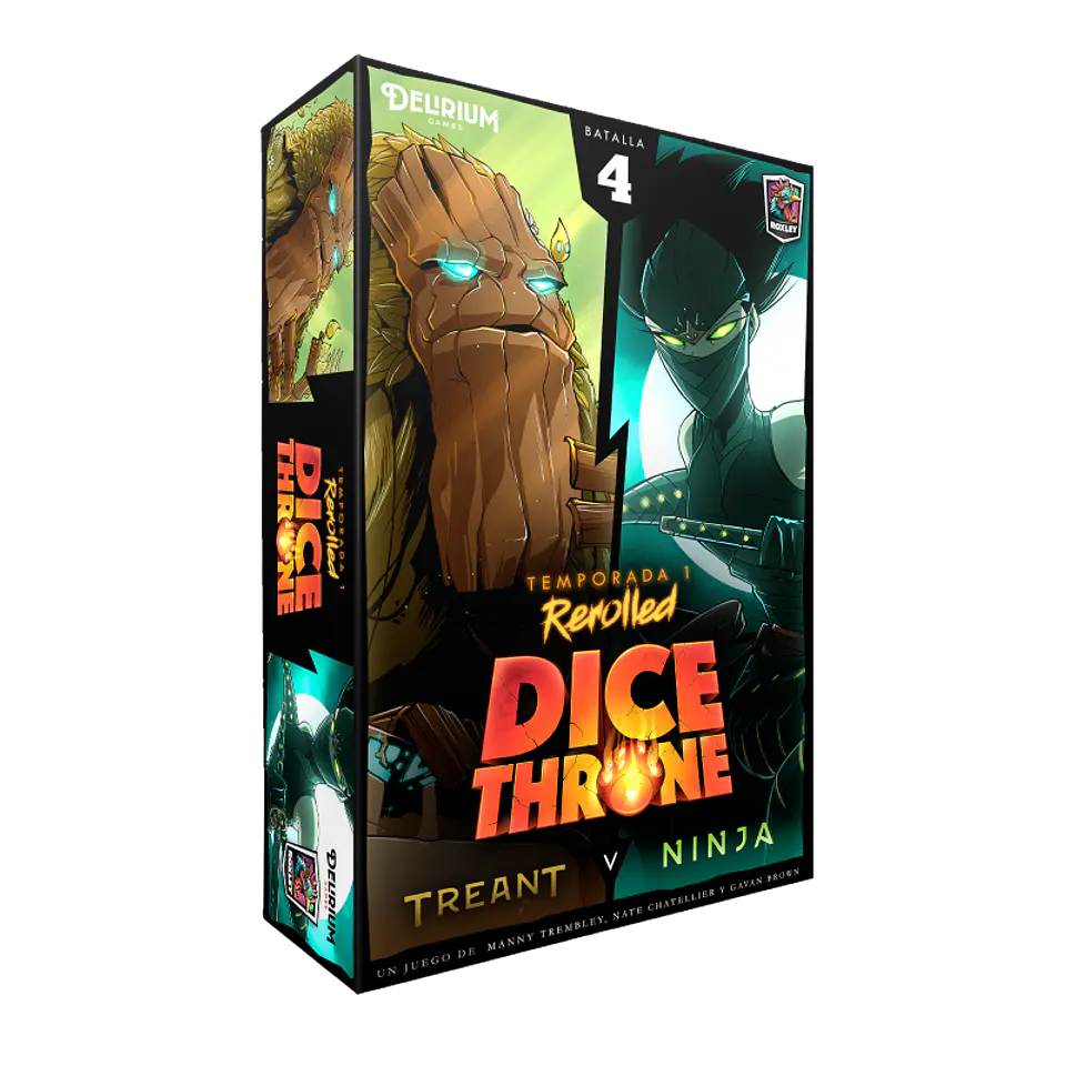 NINJA VS TREANT - DICE THRONE - Español 1