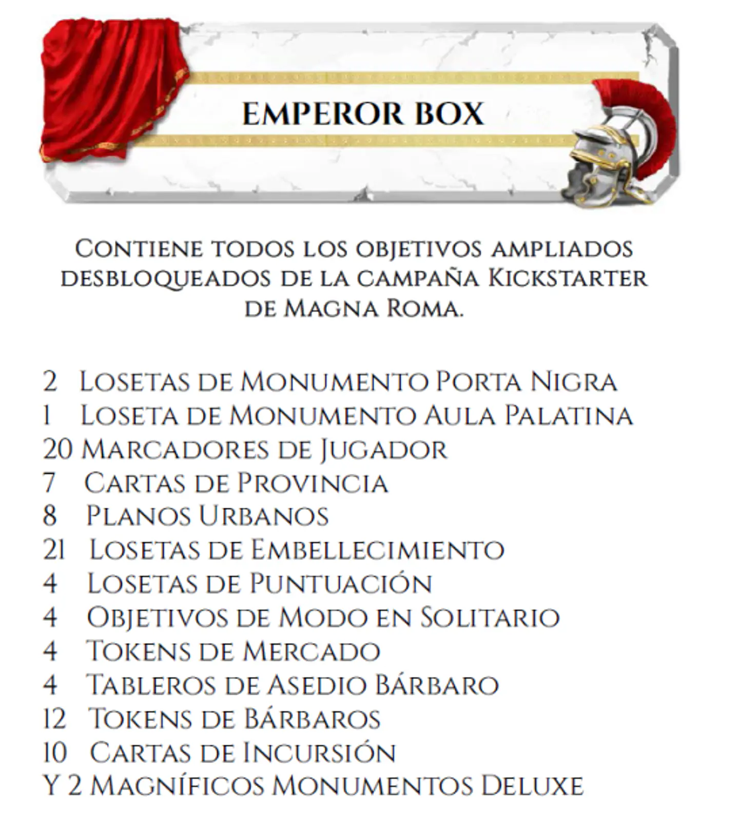 MAGNA ROMA EDICION DELUXE + EMPEROR BOX + EXPANSION DOMINUS (TODO EN ESPAÑOL) 9
