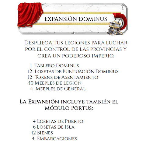 MAGNA ROMA EDICION DELUXE + EMPEROR BOX + EXPANSION DOMINUS (TODO EN ESPAÑOL)