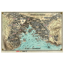 Dungeons and Dragons - Mapa de Puerta de Baldur