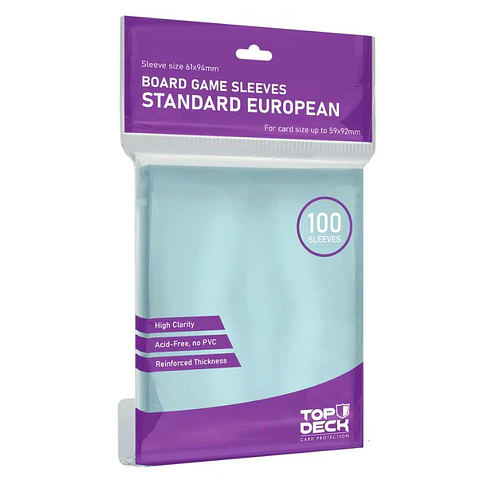 Top Deck - Protector Transparente 59x92 mm - Standard European