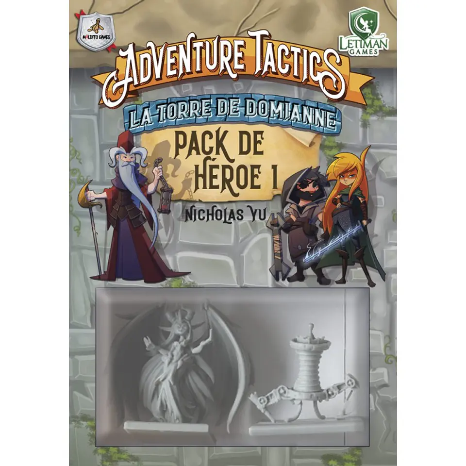 Pack de Héroe 1 - Adventure Tactics: La torre de Domianne - Español 1