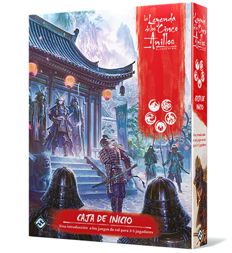 LA LEYENDA DE LOS 5 ANILLOS: EL JUEGO DE ROL - Caja de inicio - Español