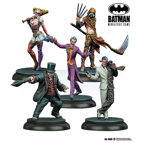 Arkham Asylum Super-Villains - Batman Miniature Game - Inglés