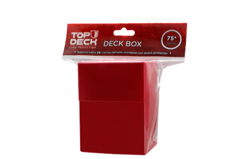 Top Deck - Deck Box básico color Rojo