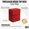 Top Deck - Deck Box básico color Rojo