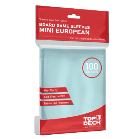 Top Deck - Protector Transparente Mini European 44x68mm