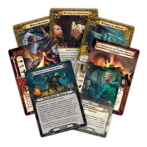 El Señor de los Anillos LCG - Ered Mithrin expansión de campaña - Español