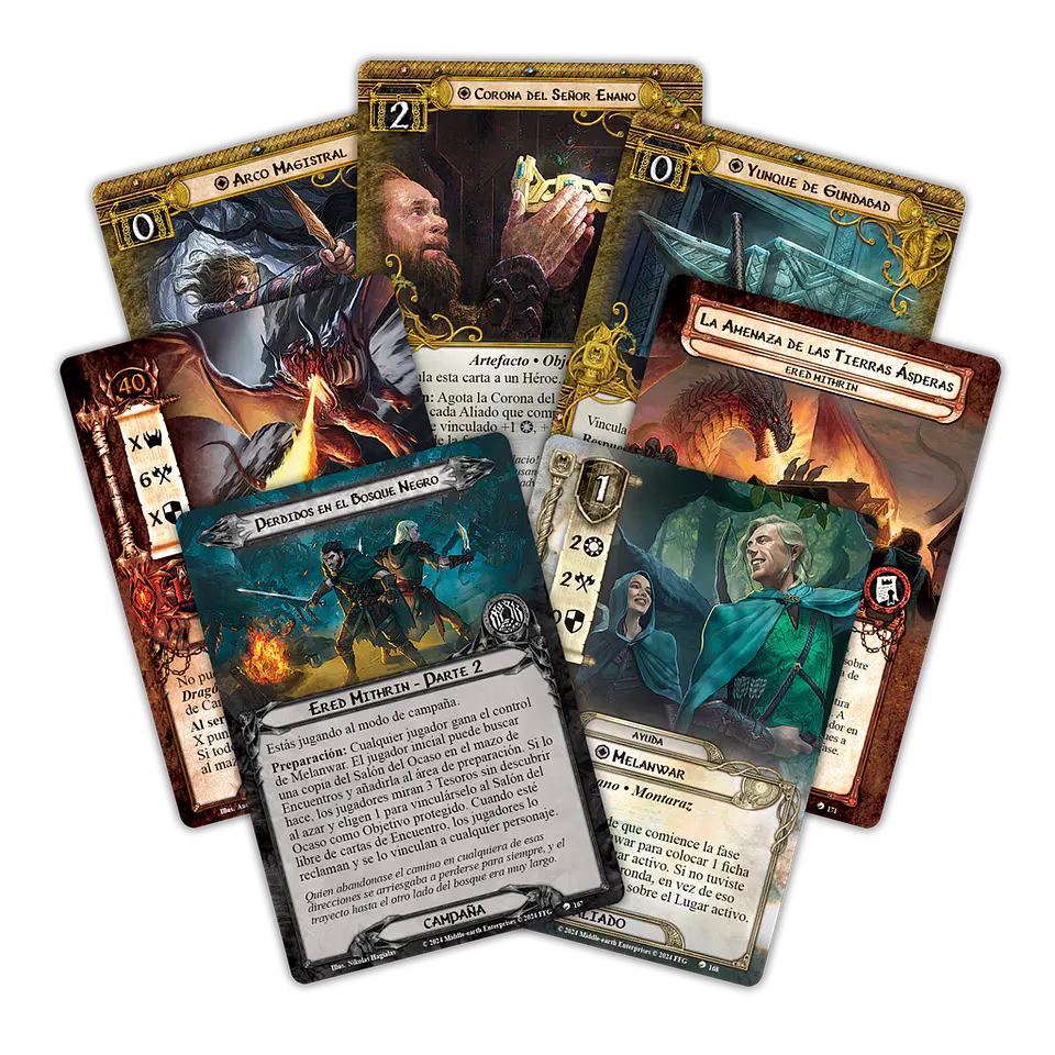El Señor de los Anillos LCG - Ered Mithrin expansión de campaña - Español 2