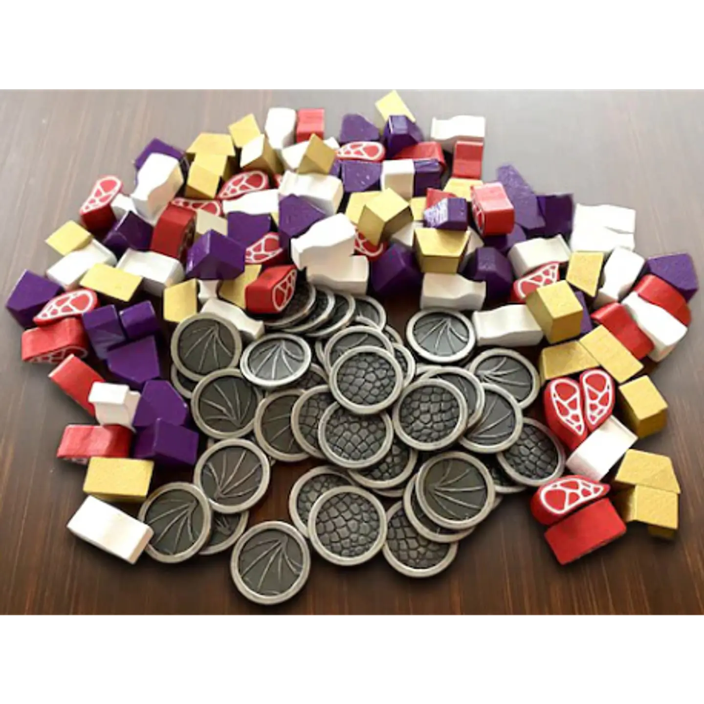 PAQUETE DE MEJORA (MONEDAS DE METAL Y RECURSOS DE MADERA) - WYRMSPAN 1