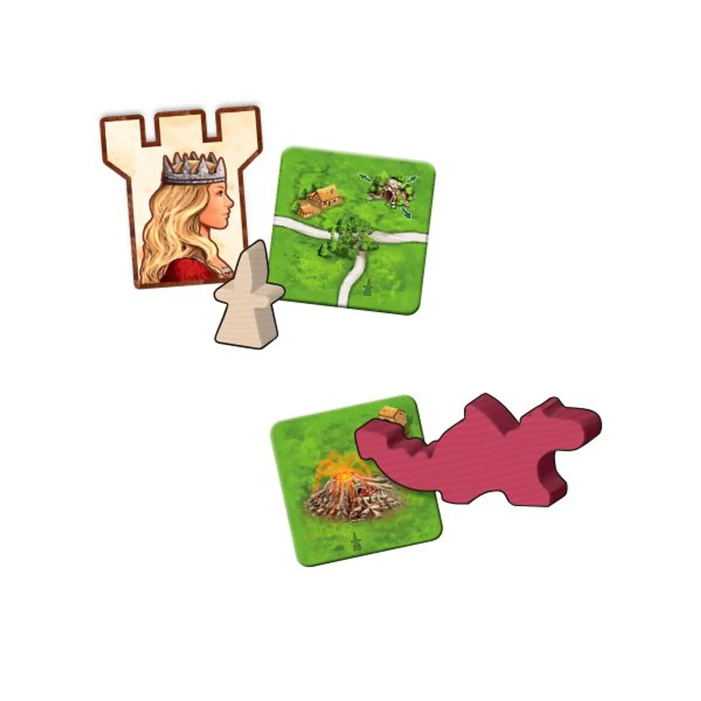 Carcassonne: La Princesa y el Dragon (2da edicion) - Español 2