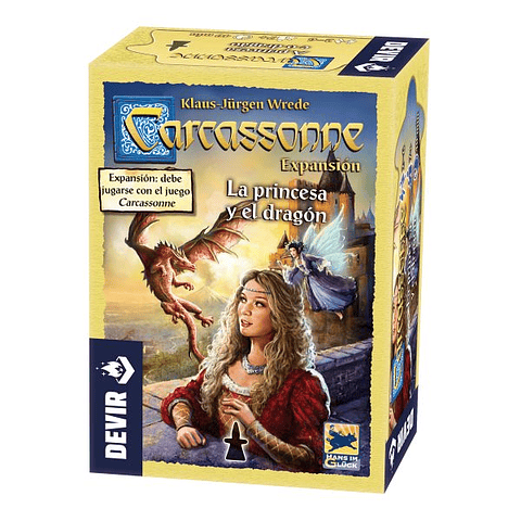 Carcassonne: La Princesa y el Dragon (2da edicion) - Español
