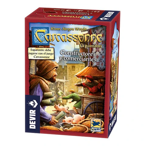 Carcassonne: Constructores y Comerciantes (2da edición) - Español