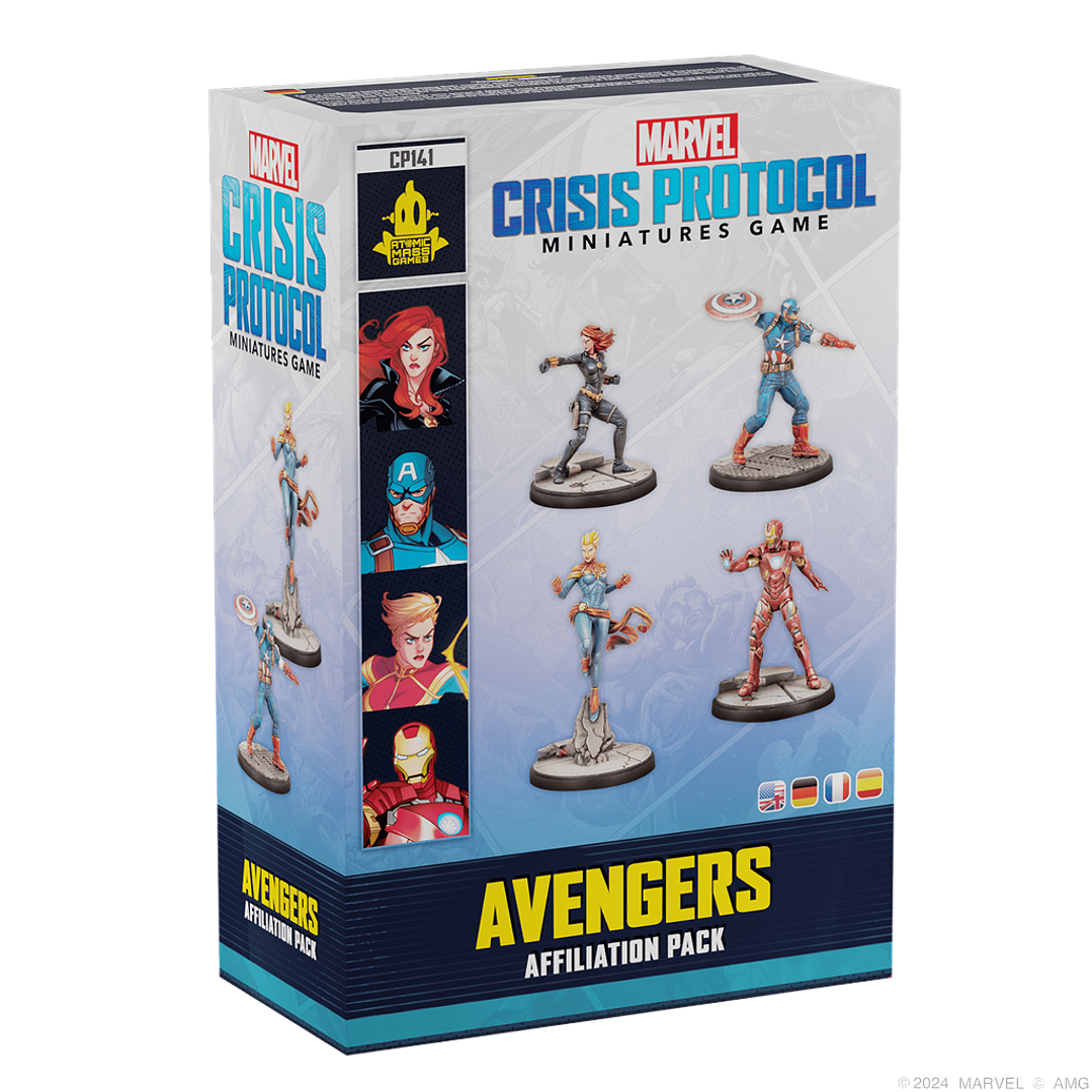Preventa - Marvel Crisis Protocol - Avengers Affiliation Pack - Español 1