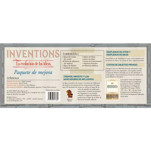 Preventa - Paquete de mejora - Inventions: La Evolución de las ideas - Español
