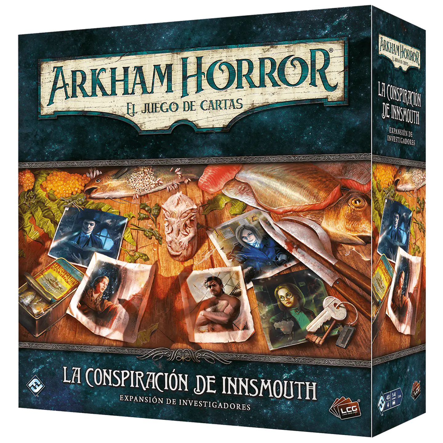 Arkham Horror LCG - La Conspiración de Innsmouth exp. investigadores - Español 1