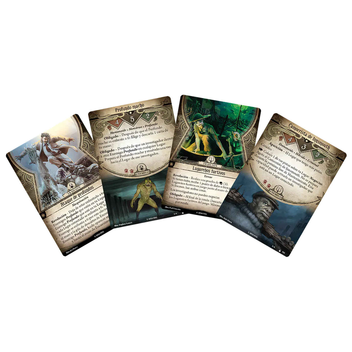 Arkham Horror LCG - La Conspiración de Innsmouth exp. campaña - Español 2