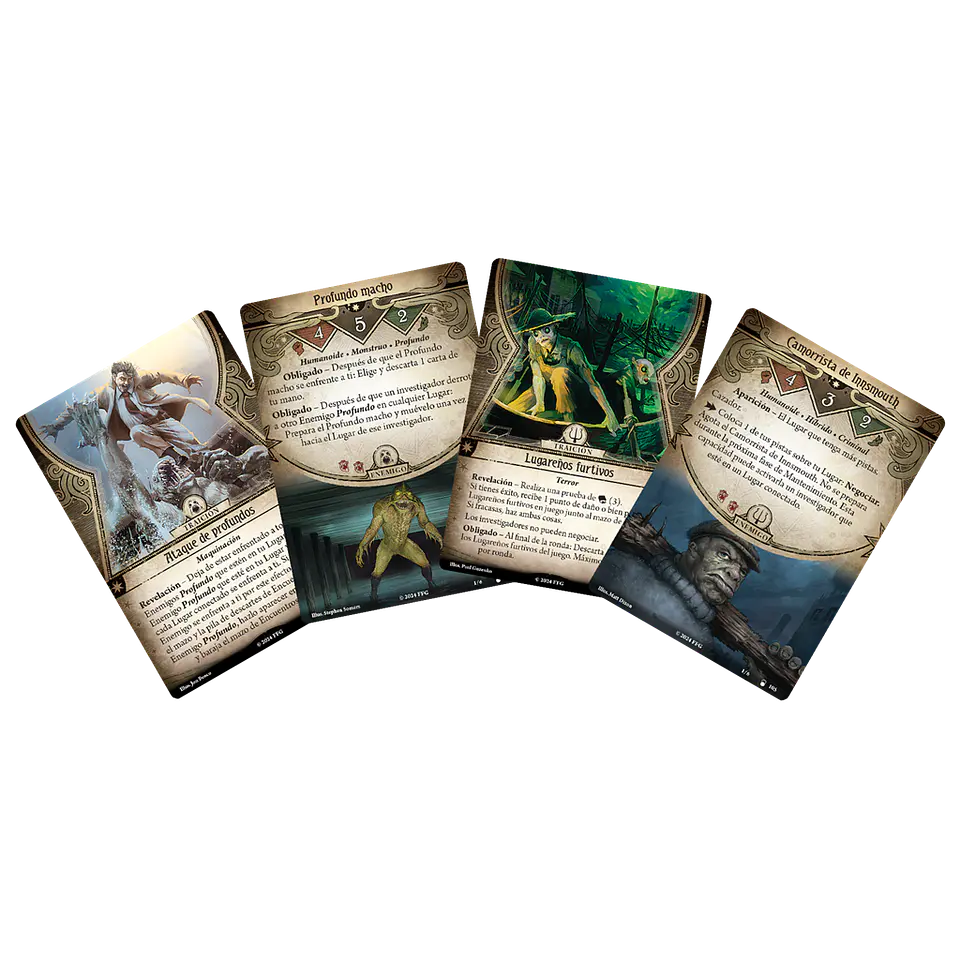 Arkham Horror LCG - La Conspiración de Innsmouth exp. campaña - Español 2