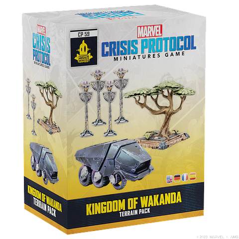 Marvel Crisis Protocol Kingdom of Wakanda Terrain Pack - Español