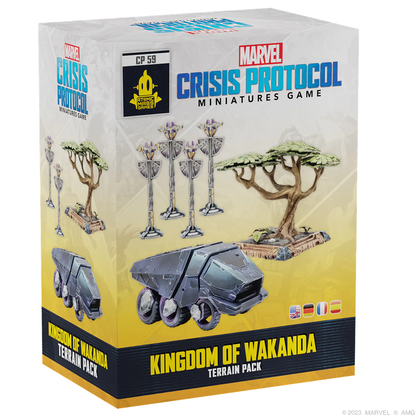 Marvel Crisis Protocol Kingdom of Wakanda Terrain Pack - Español 1