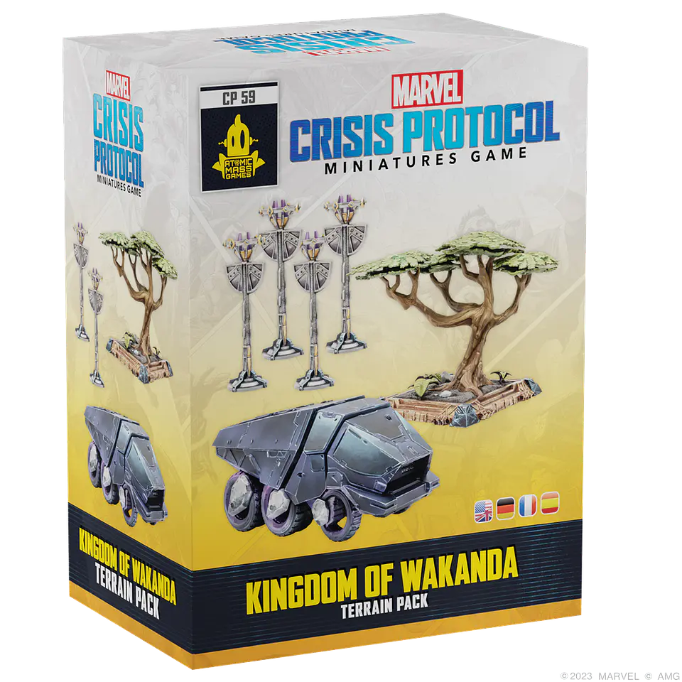 Marvel Crisis Protocol Kingdom of Wakanda Terrain Pack - Español 1
