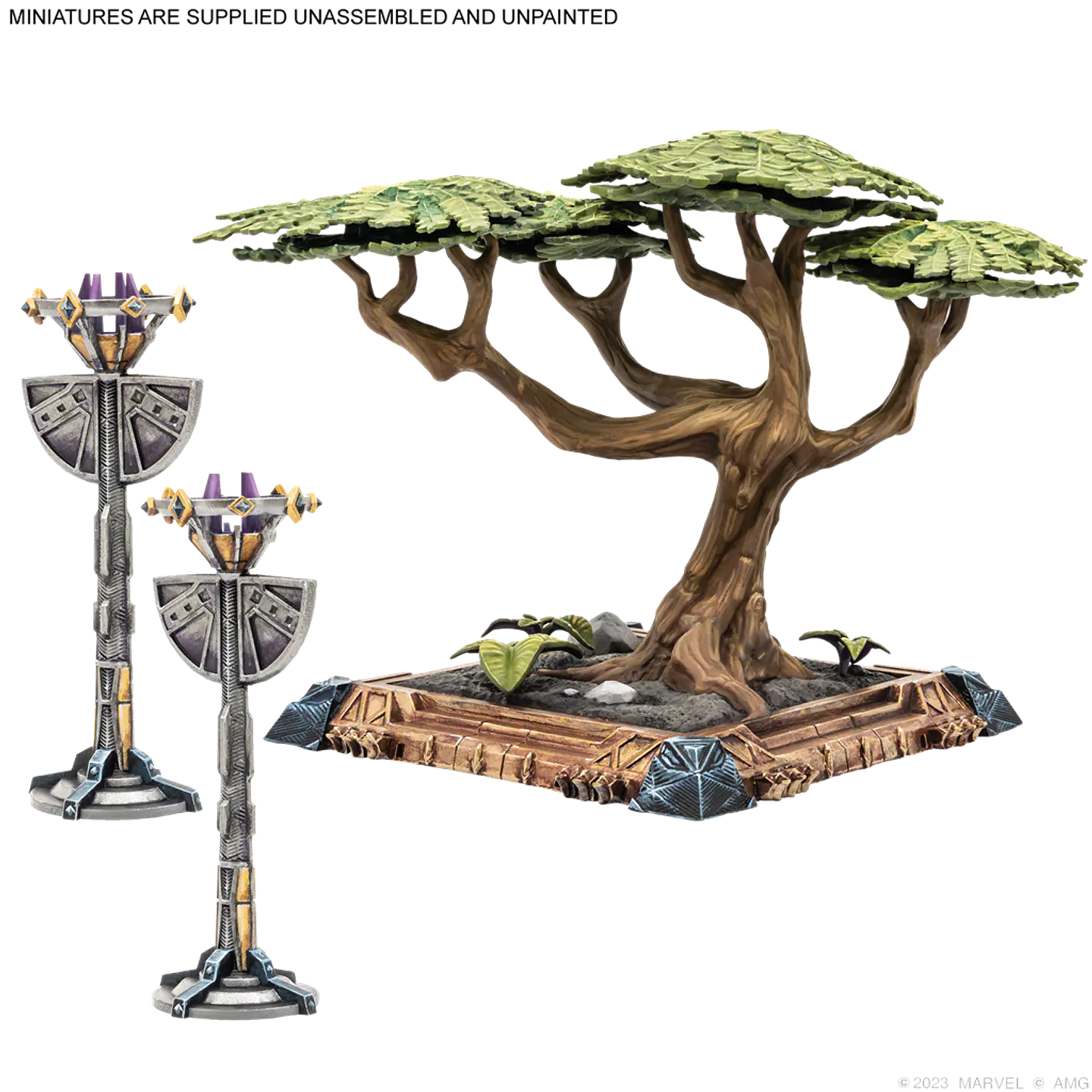 Marvel Crisis Protocol Kingdom of Wakanda Terrain Pack - Español 2