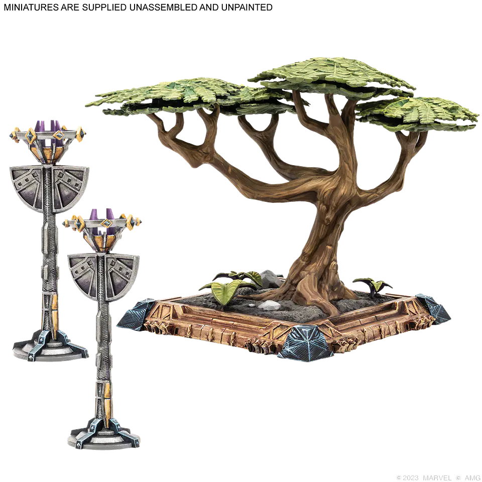 Marvel Crisis Protocol Kingdom of Wakanda Terrain Pack - Español 2