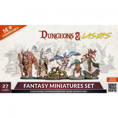 Preventa - Fantasy Miniatures Set - Dungeons & Lasers