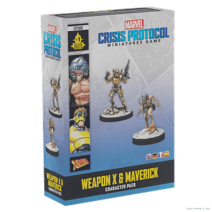 Preventa - Marvel Crisis Protocol - Weapon X & Maverick - Español